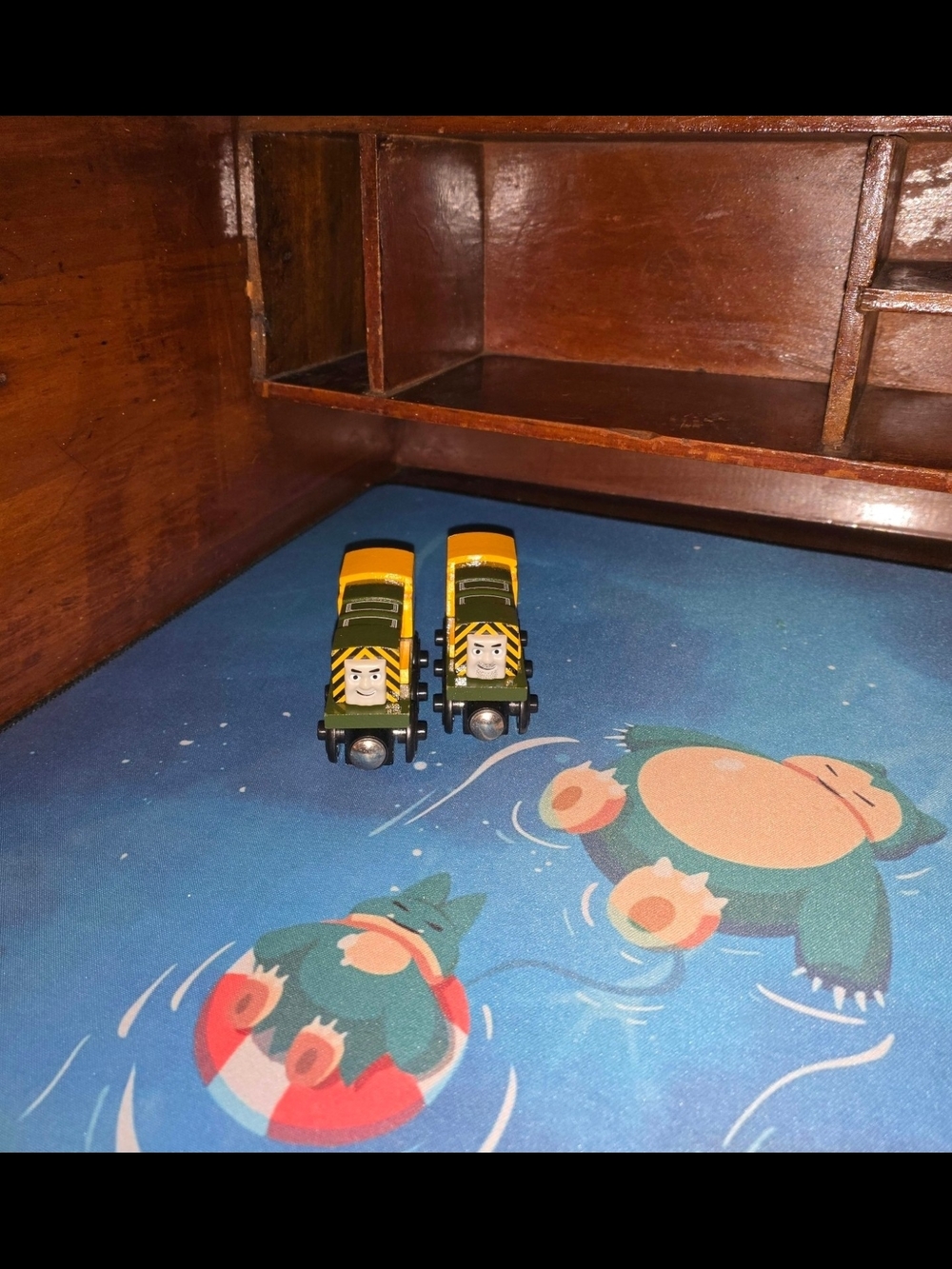 Thomas & Friends Wooden Railway - Iron Bert and Iron 'Arry 2003 GOOD CONDITION!